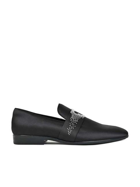 aldo men's black casual loafers