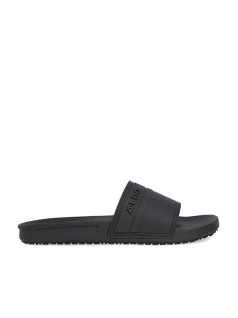 aldo men's black casual sandals