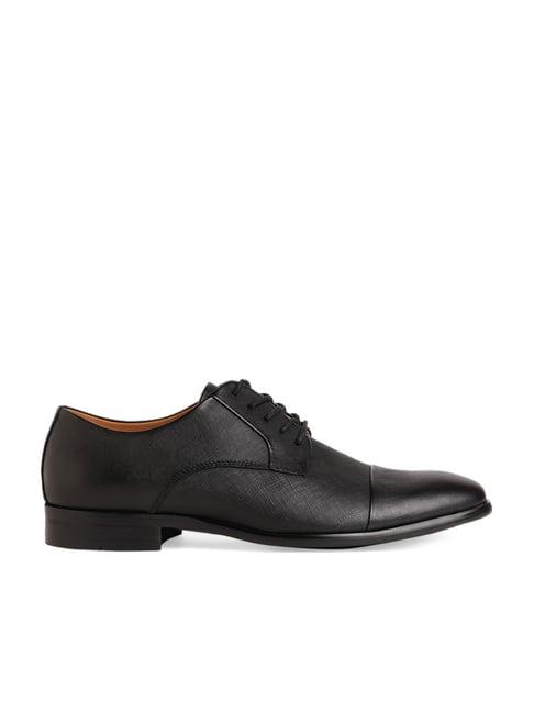 aldo men's black derby shoes
