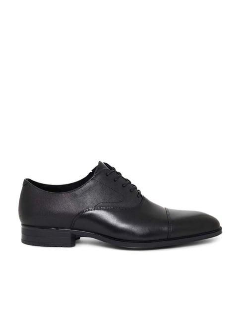 aldo men's black derby shoes