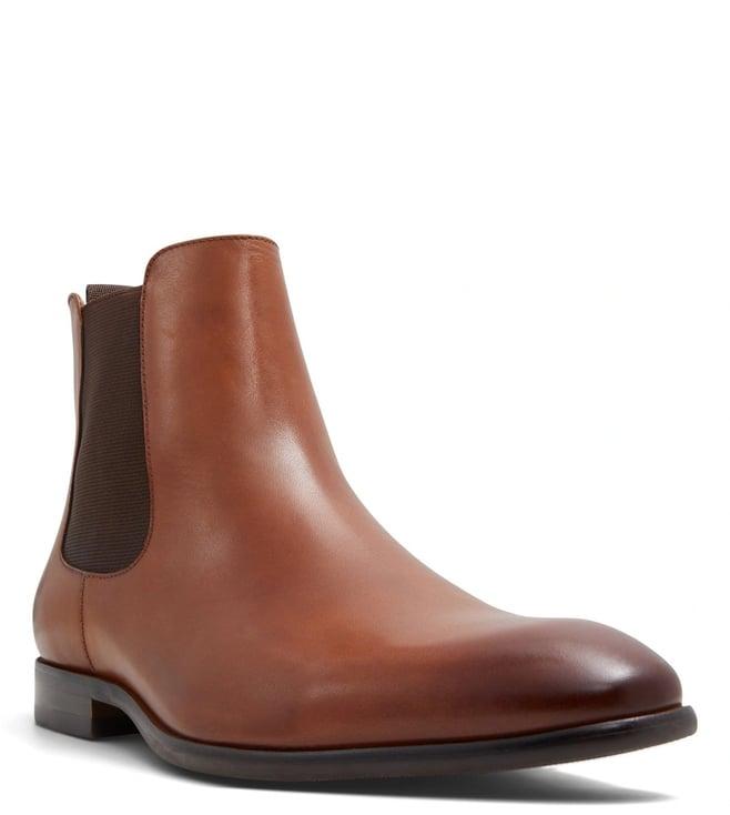 aldo men's braymond cognac chelsea boots