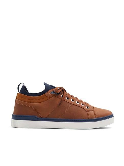 aldo men's brown casual sneakers