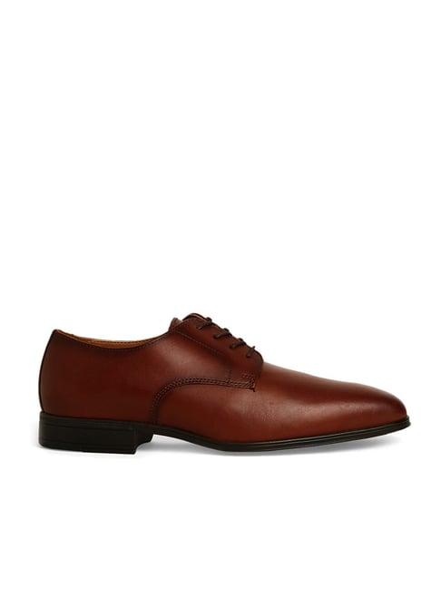 aldo men's brown derby shoes