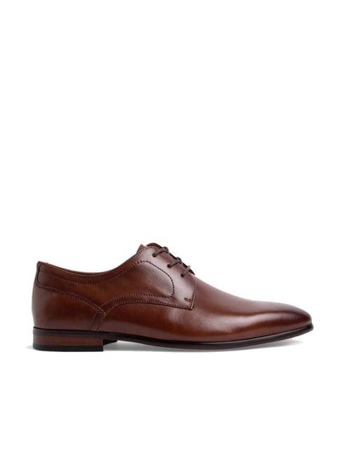 aldo men's brown derby shoes