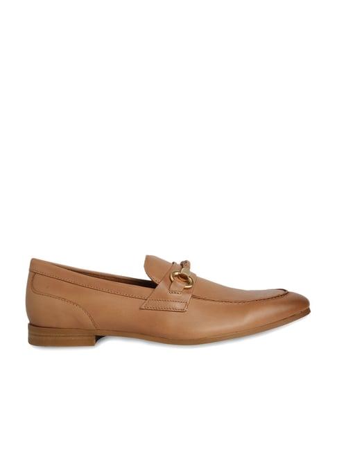 aldo men's brown formal loafers