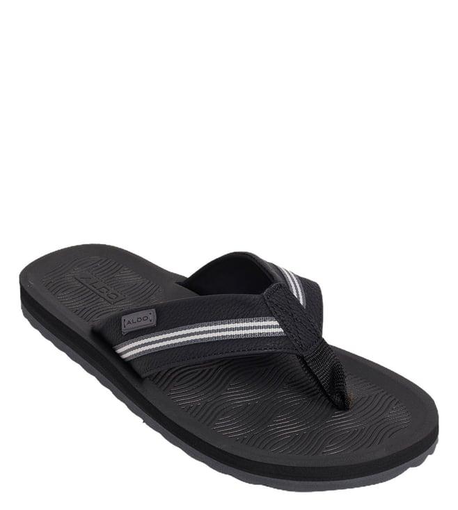 aldo men's burges black thong sandals