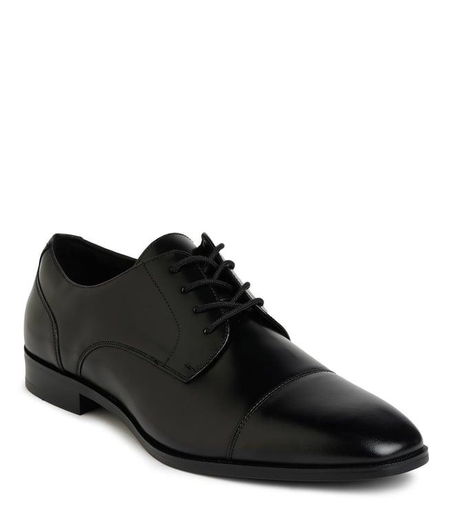 aldo men's callahan001 dress black lace-up derby shoes