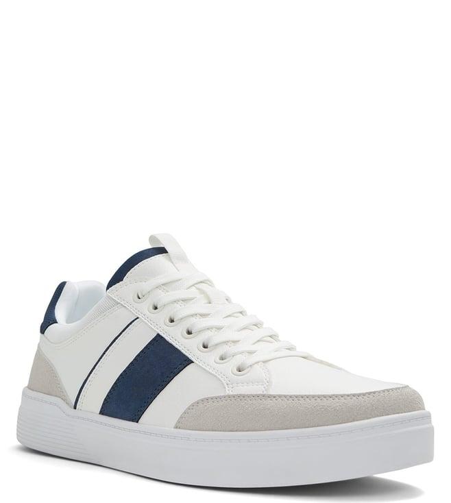 aldo men's elio112 white overflow sneakers