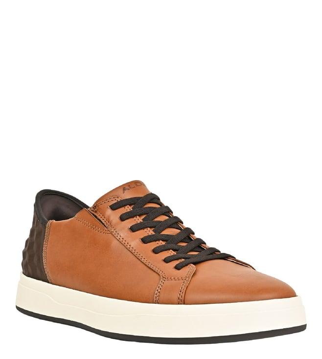 aldo men's invictus220 brown sneakers