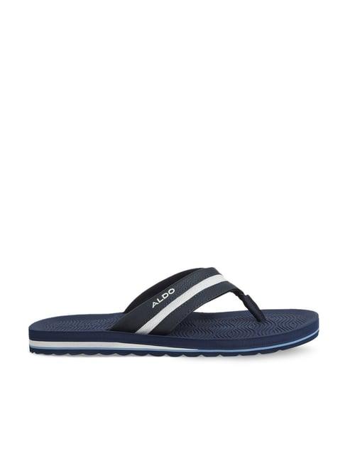 aldo men's navy thong sandals