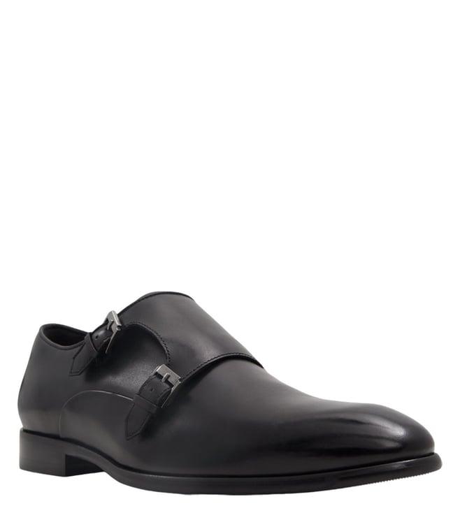 aldo men's neco black dress monk strap sandals