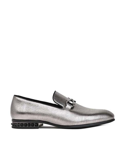 aldo men's pewter casual loafers