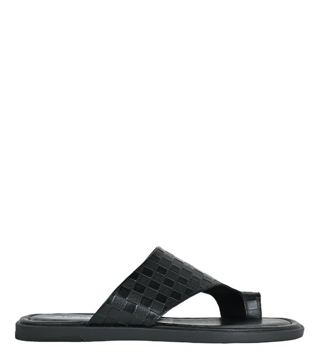 aldo men's seif001 black toe ring sandals