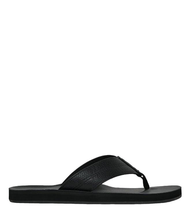 aldo men's tribord001 black thong sandals