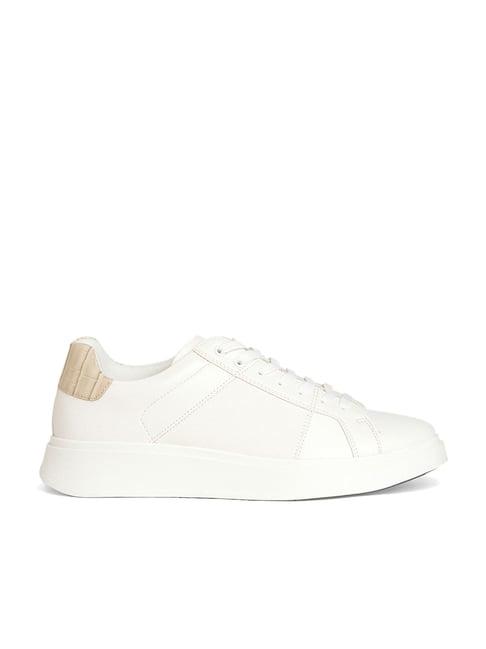 aldo men's white casual sneakers