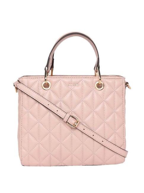 aldo pink quilted medium handbag