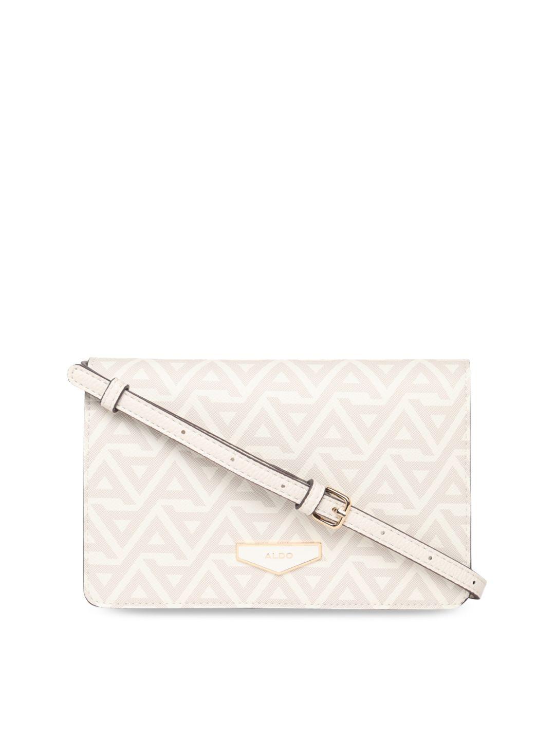 aldo printed structured sling bag