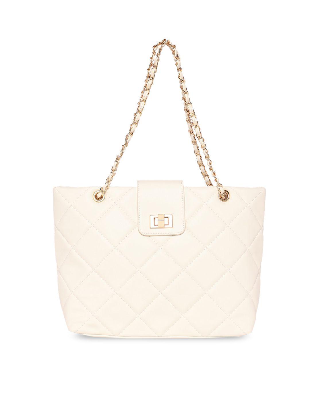 aldo structured handheld bag with quilted