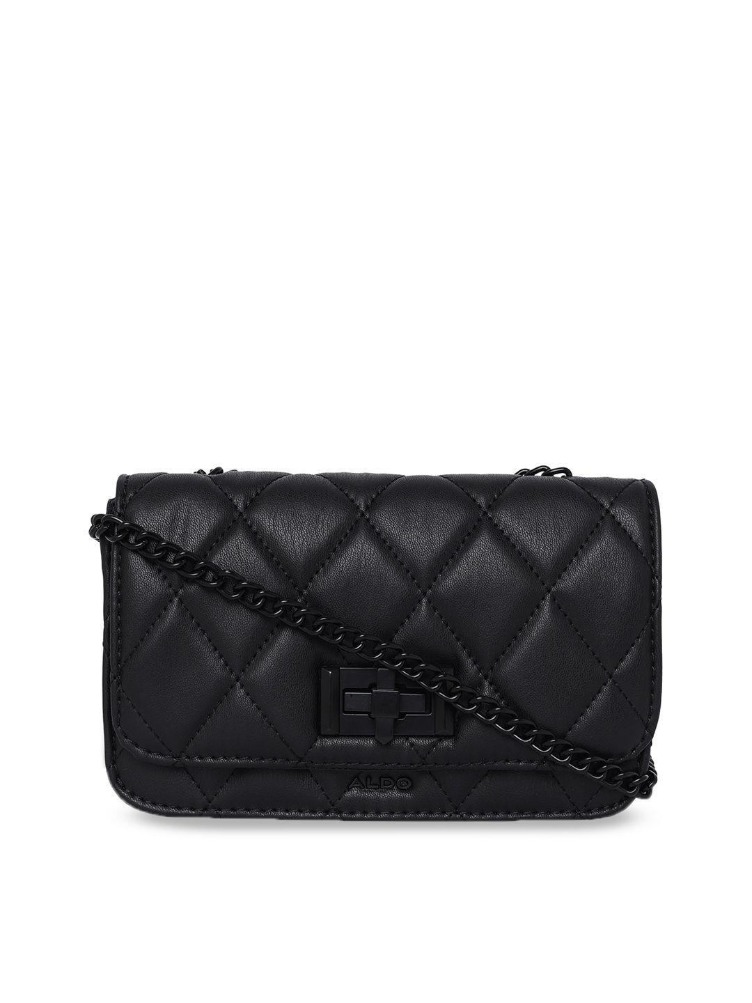 aldo structured sling bag with quilted