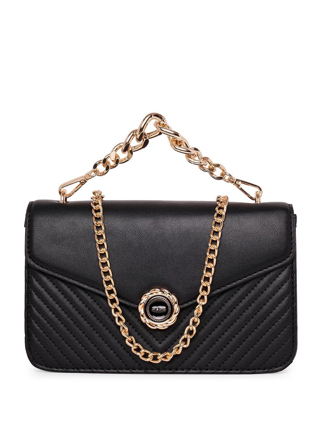 aldo structured sling bag with quilted