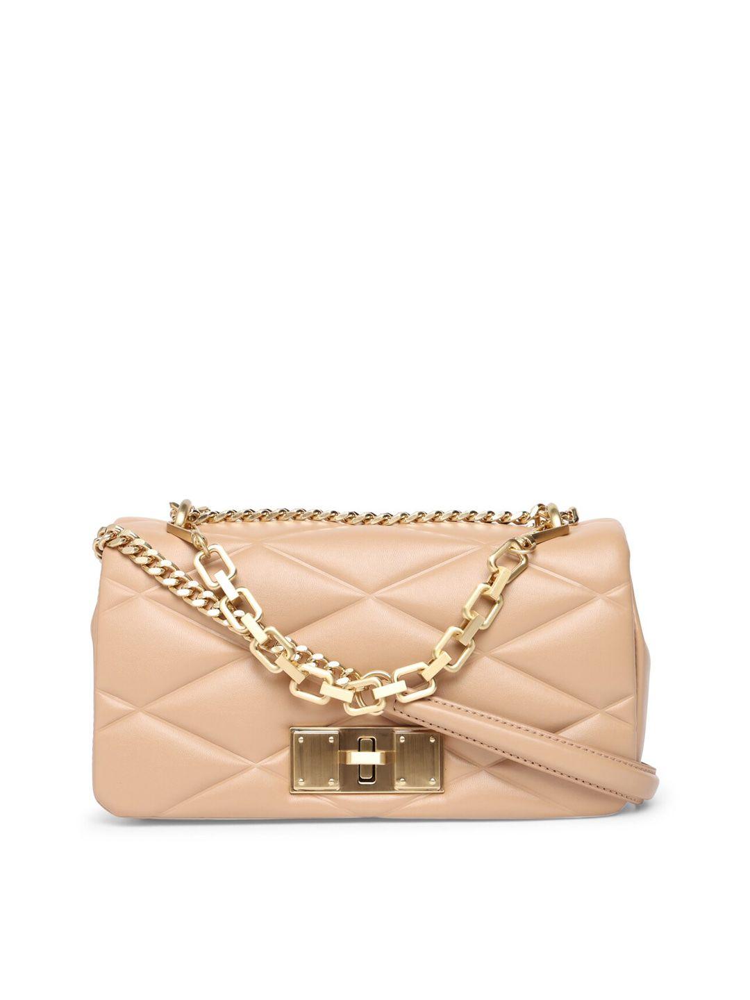 aldo textured quilted structured sling bag