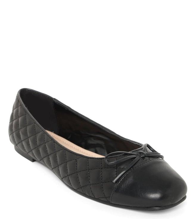 aldo women's astendacia600 leather black ballerinas