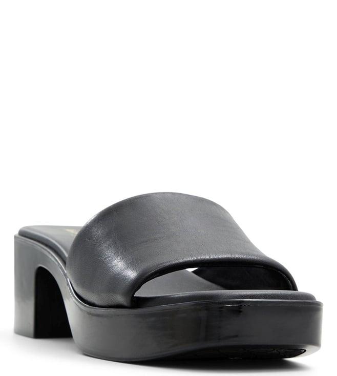 aldo women's babbie black slide sandals