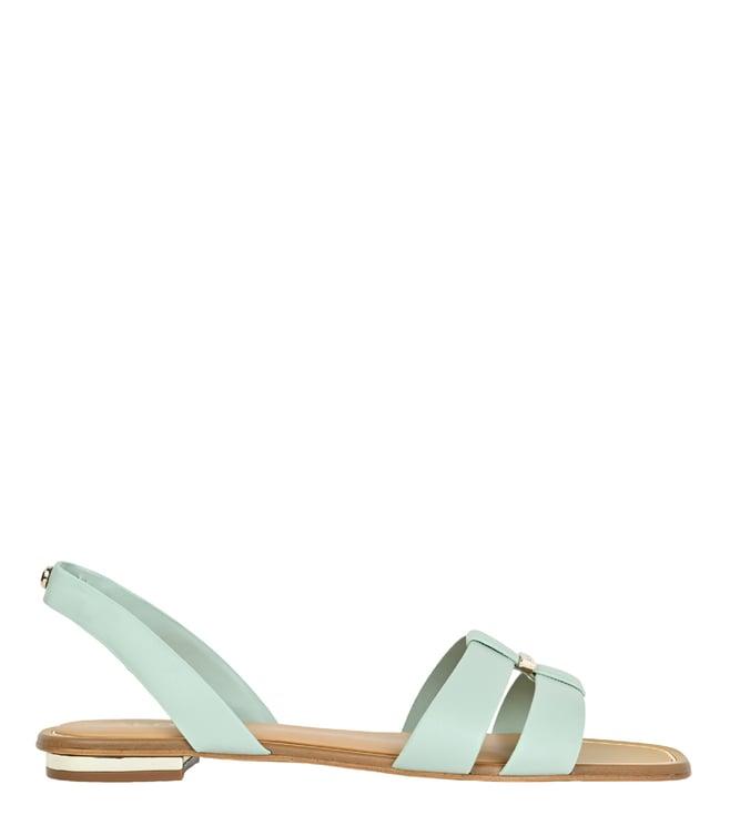 aldo women's balera300 green sling back sandals