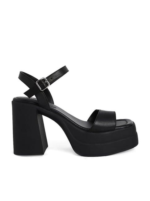 aldo women's black ankle strap sandals