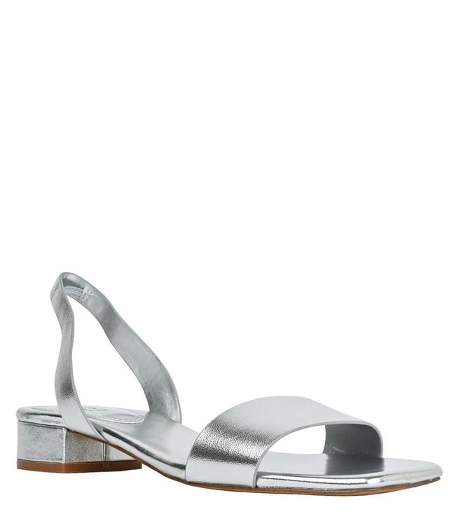 aldo women's dorenna040 silver sling back sandals