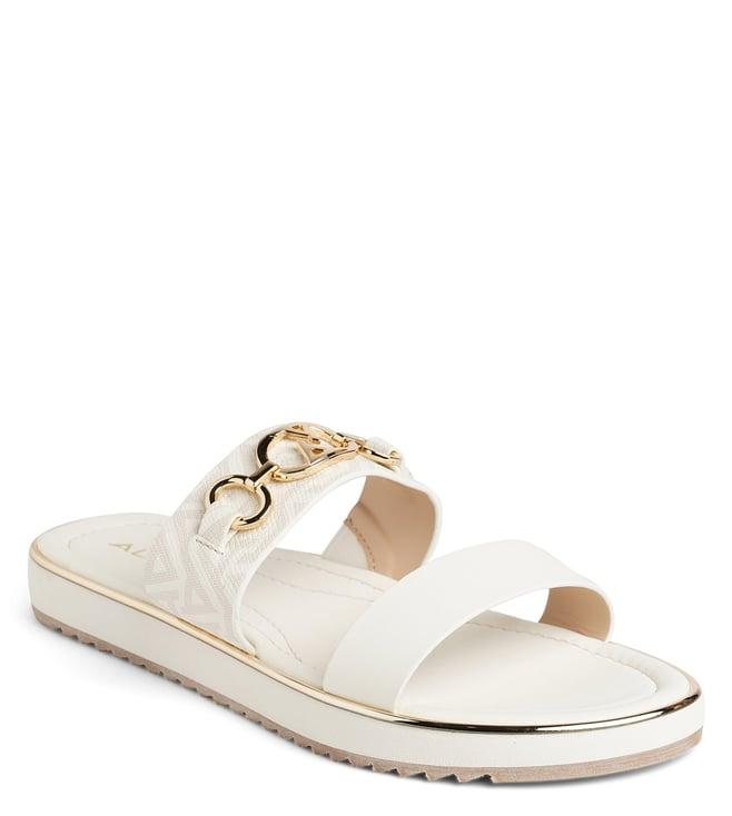 aldo women's jabin260 eva white slide sandals