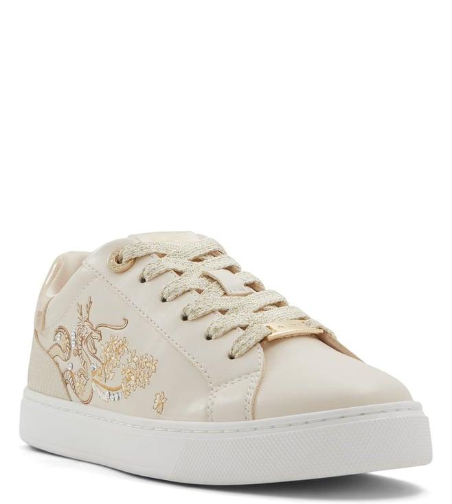 aldo women's kaida beige sneakers