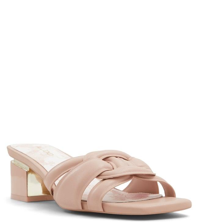 aldo women's najla pink slide sandals