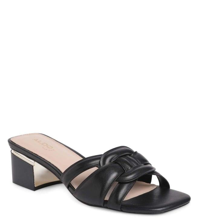 aldo women's najla001 black slide sandals