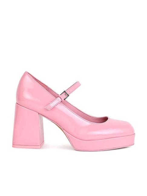 aldo women's pink mary jane shoes