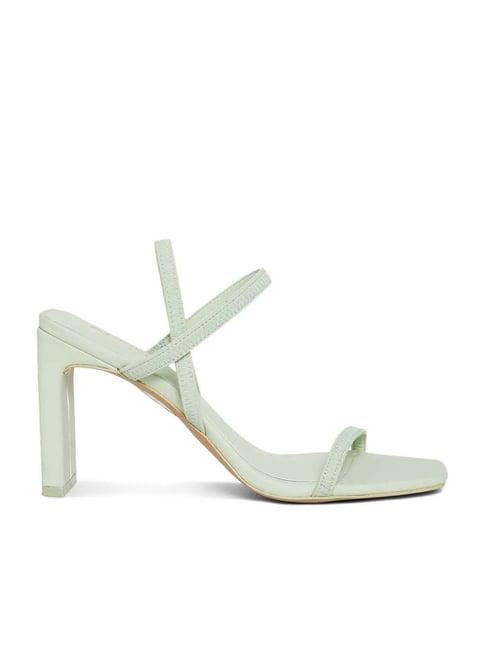 aldo women's pista green ankle strap sandals