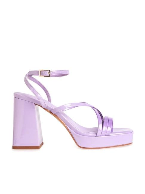 aldo women's purple ankle strap sandals