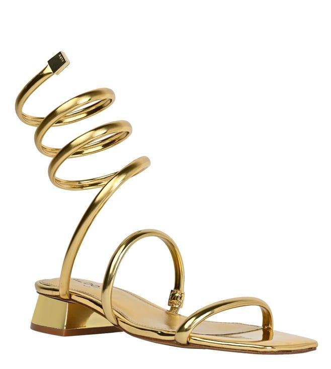 aldo women's spinnaa710 gold gladiator sandals