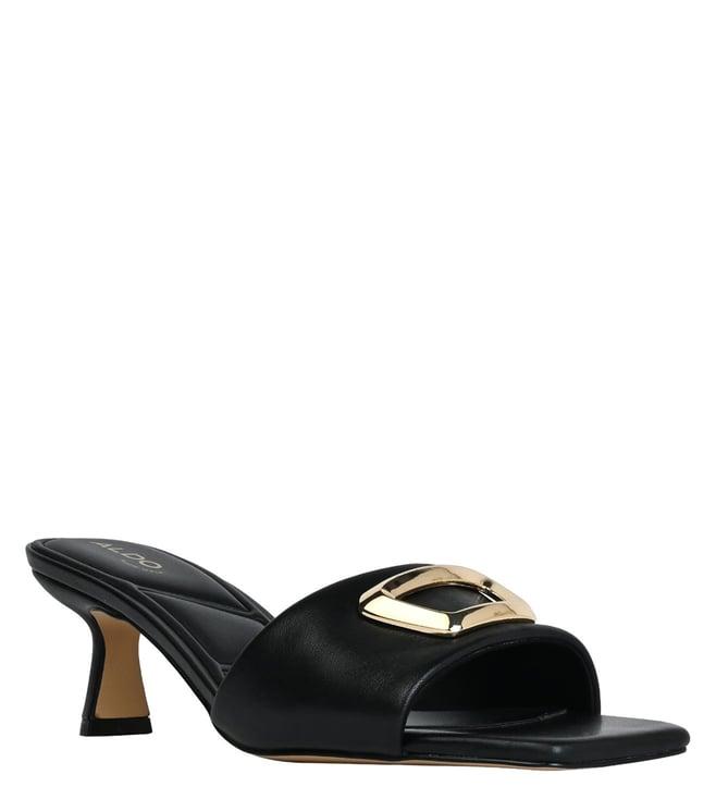 aldo women's thelma001 black slide sandals