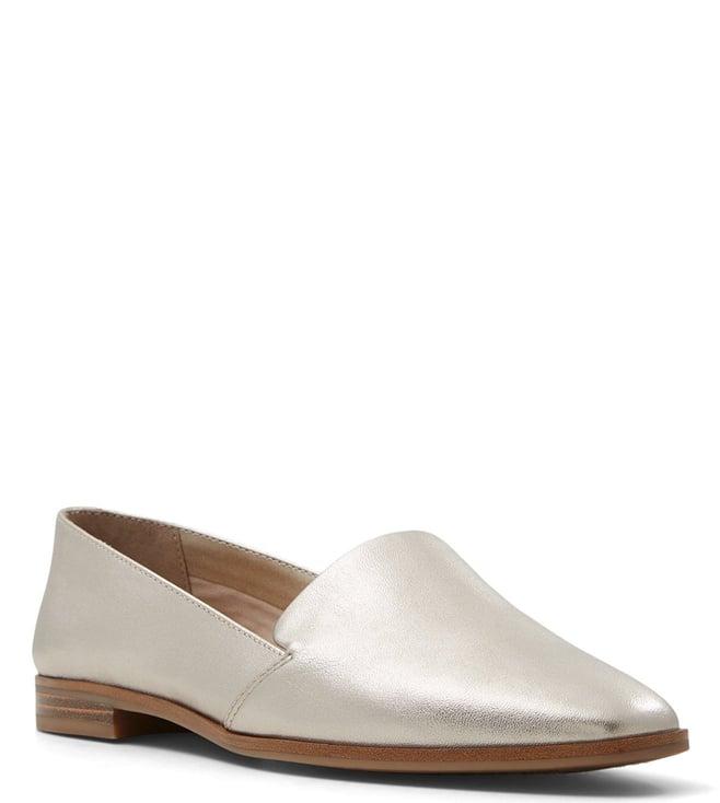 aldo women's veadith2.0 silver loafers