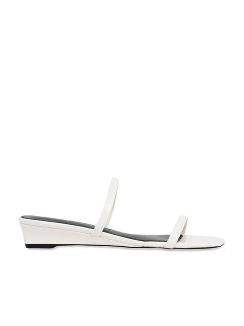 aldo women's white casual wedges