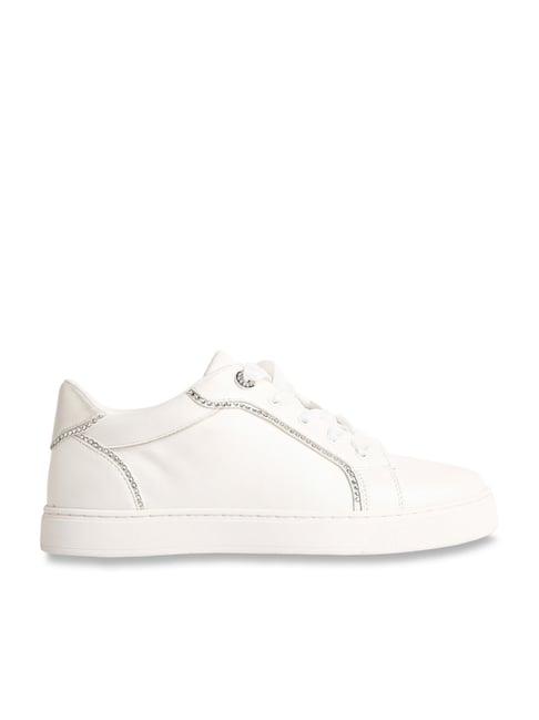 aldo women's white sneakers