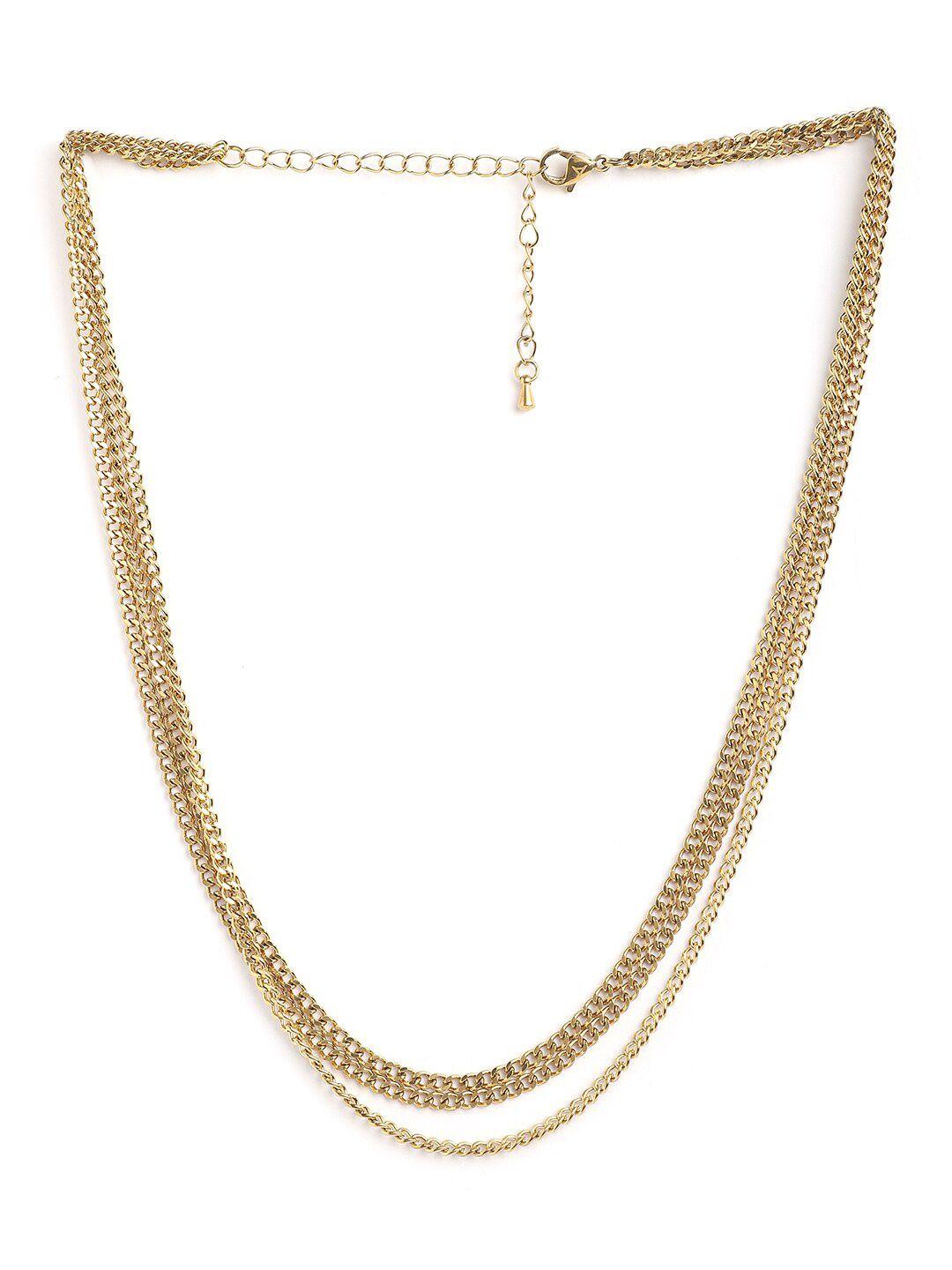aldo women gold-toned layered chain