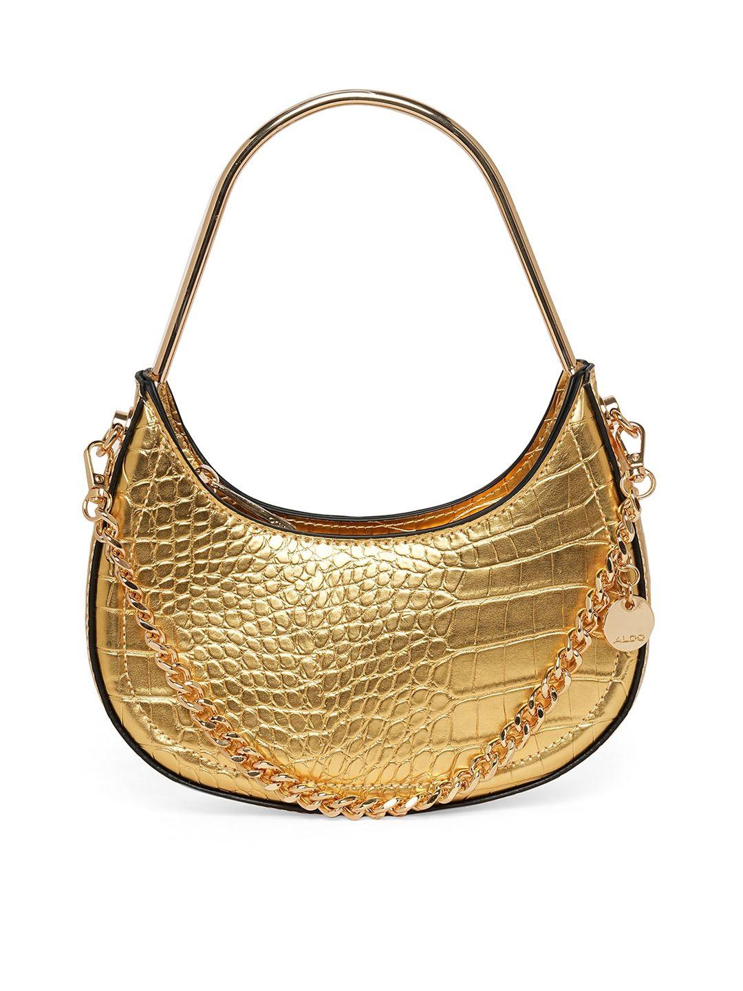 aldo women textured half moon hobo bag