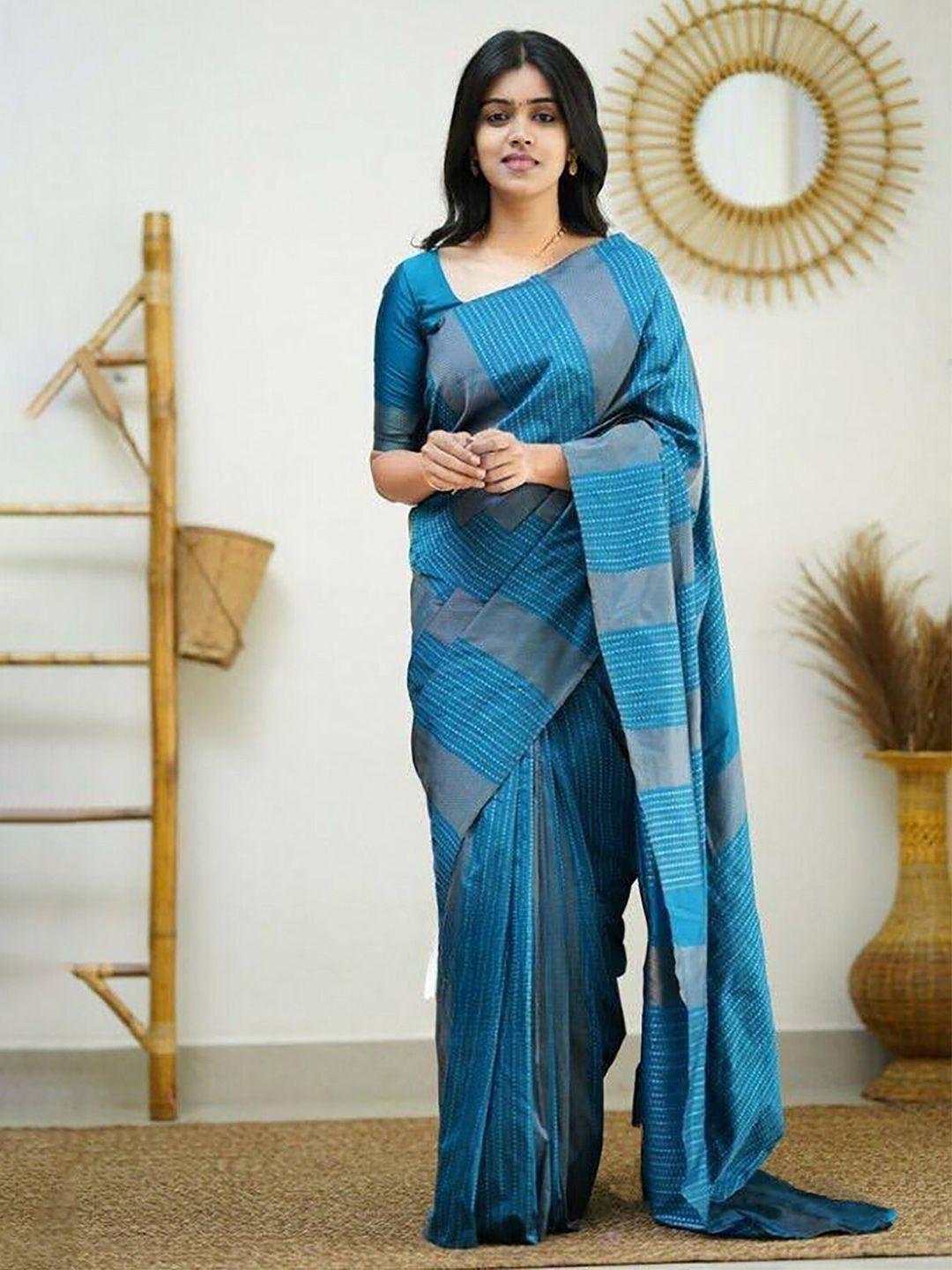 aldwych striped woven design designer banarasi saree