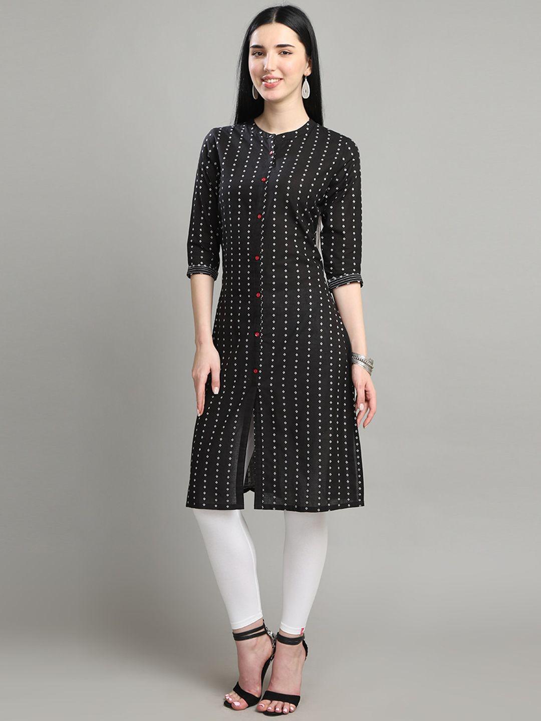 alena geometric thread work kurta