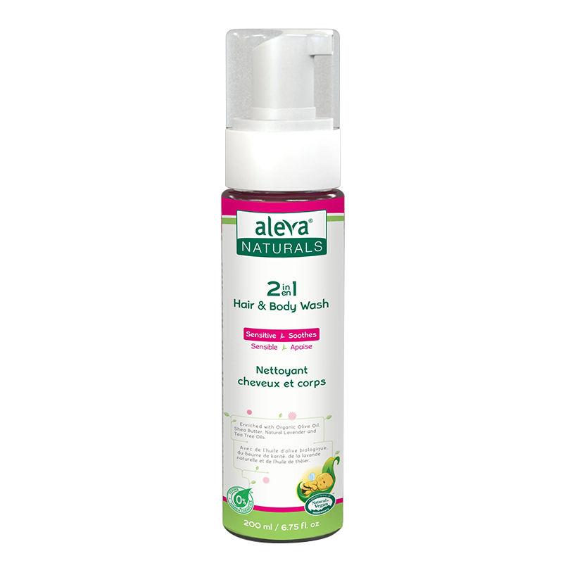 aleva naturals 2 in 1 hair & body wash