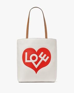 alexander girard x kate spade new york heart embossed waverly tote