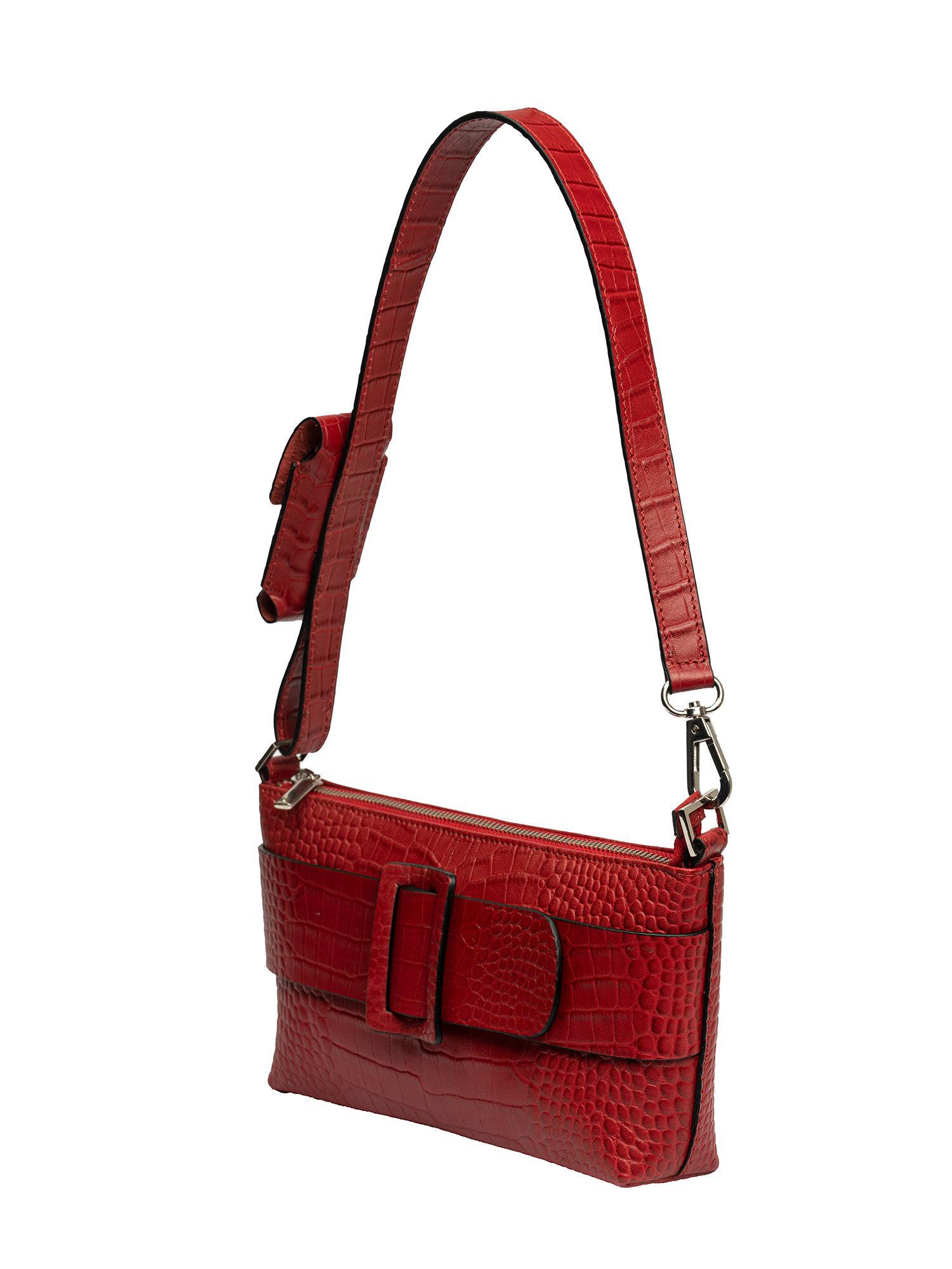 alexandra red handbag