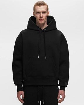 alexandre mattiussi cotton blend oversized hoodie